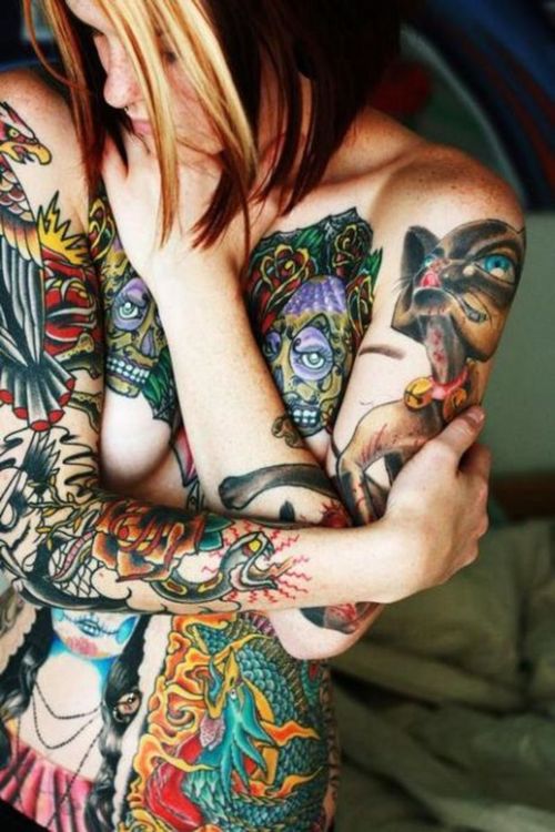body tattoos. Full body tattoo