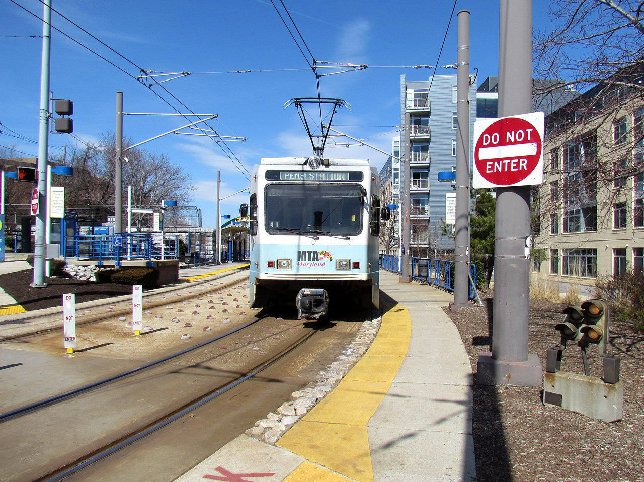 Jersey Mike's Rail Adventures 130310 PHOTOS Baltimore Light Rail