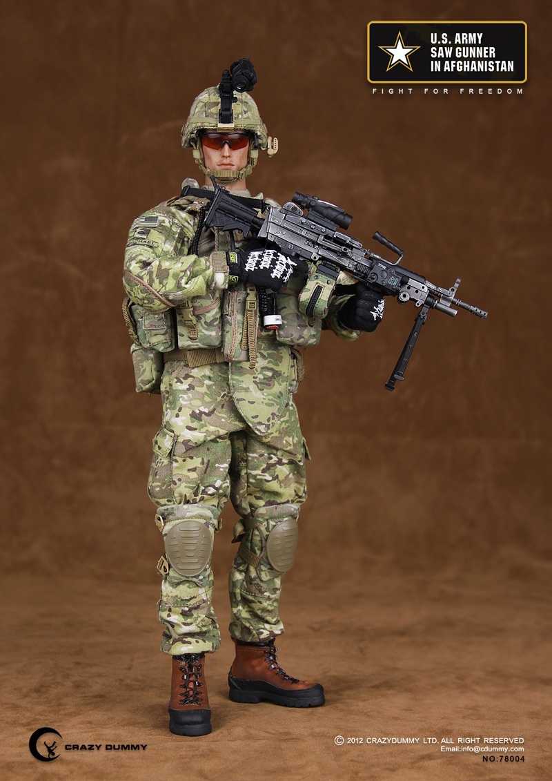 toyhaven Preview Crazy Dummy 1/6th scale U.S. Army SAW Gunner in