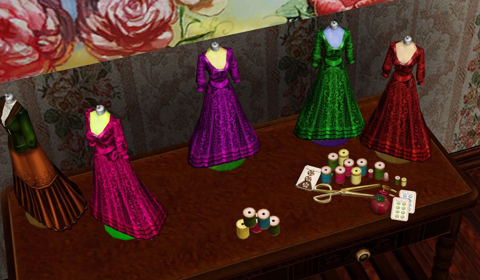 Ladesire's creative corner) Victorian Sewing Room by Ladesire