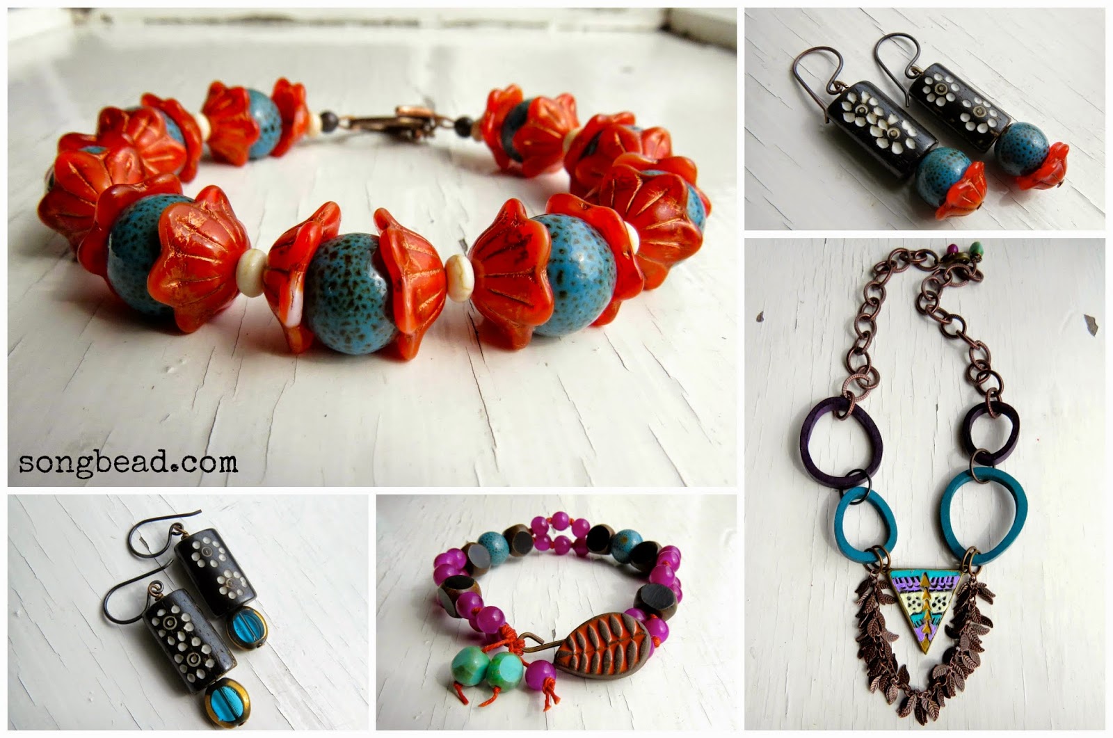 Songbeads Michaels Beading Challenge Blog Hop Reveal 1 day late!