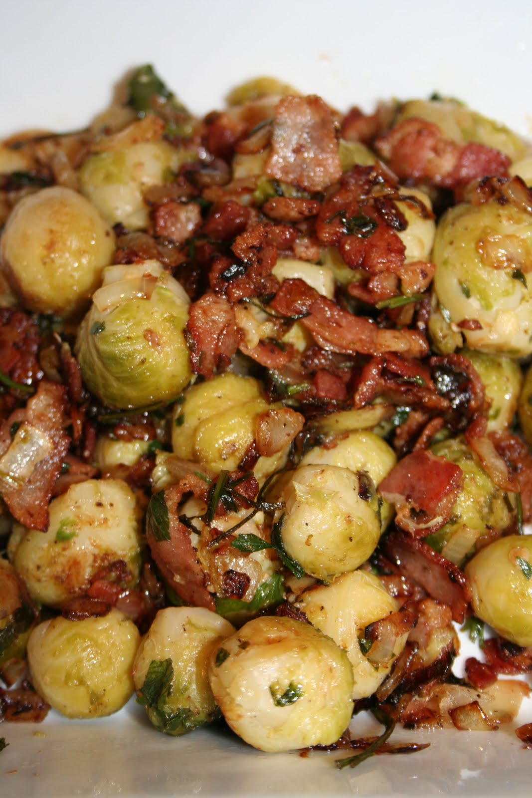ItalianFusion Brussels Sprouts with Pancetta