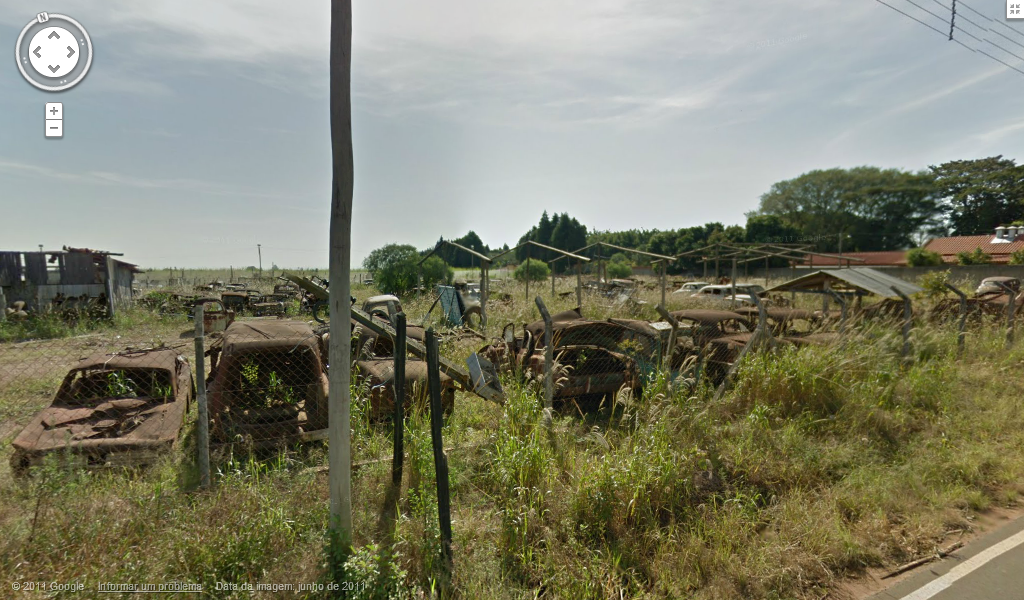 Ferro velho de Santa barbara d` Oeste pelo google street view | Outlaw