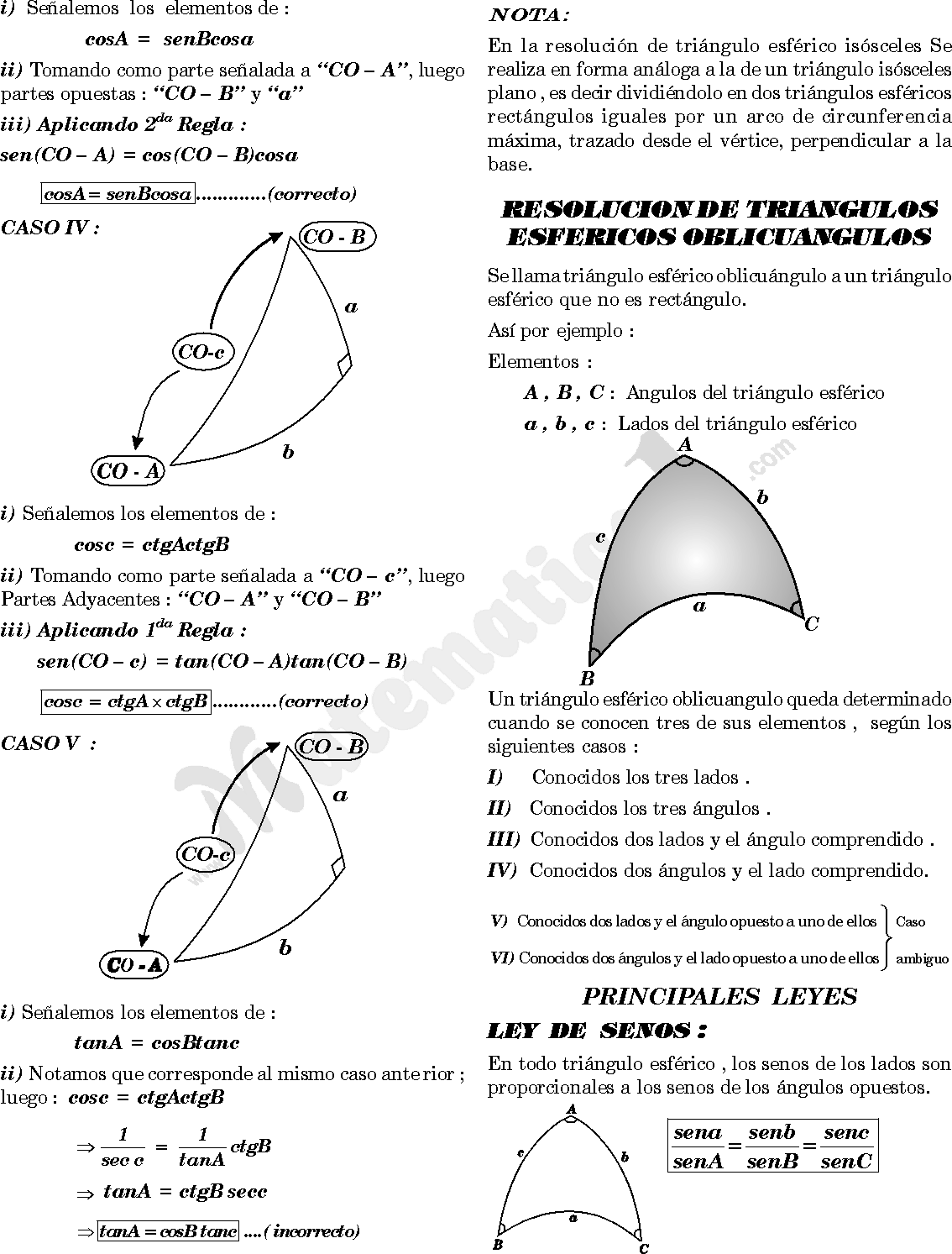 Trigonometria Matematica Pdf