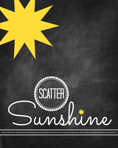 Scatter Sunshine Printable from Blissful Roots
