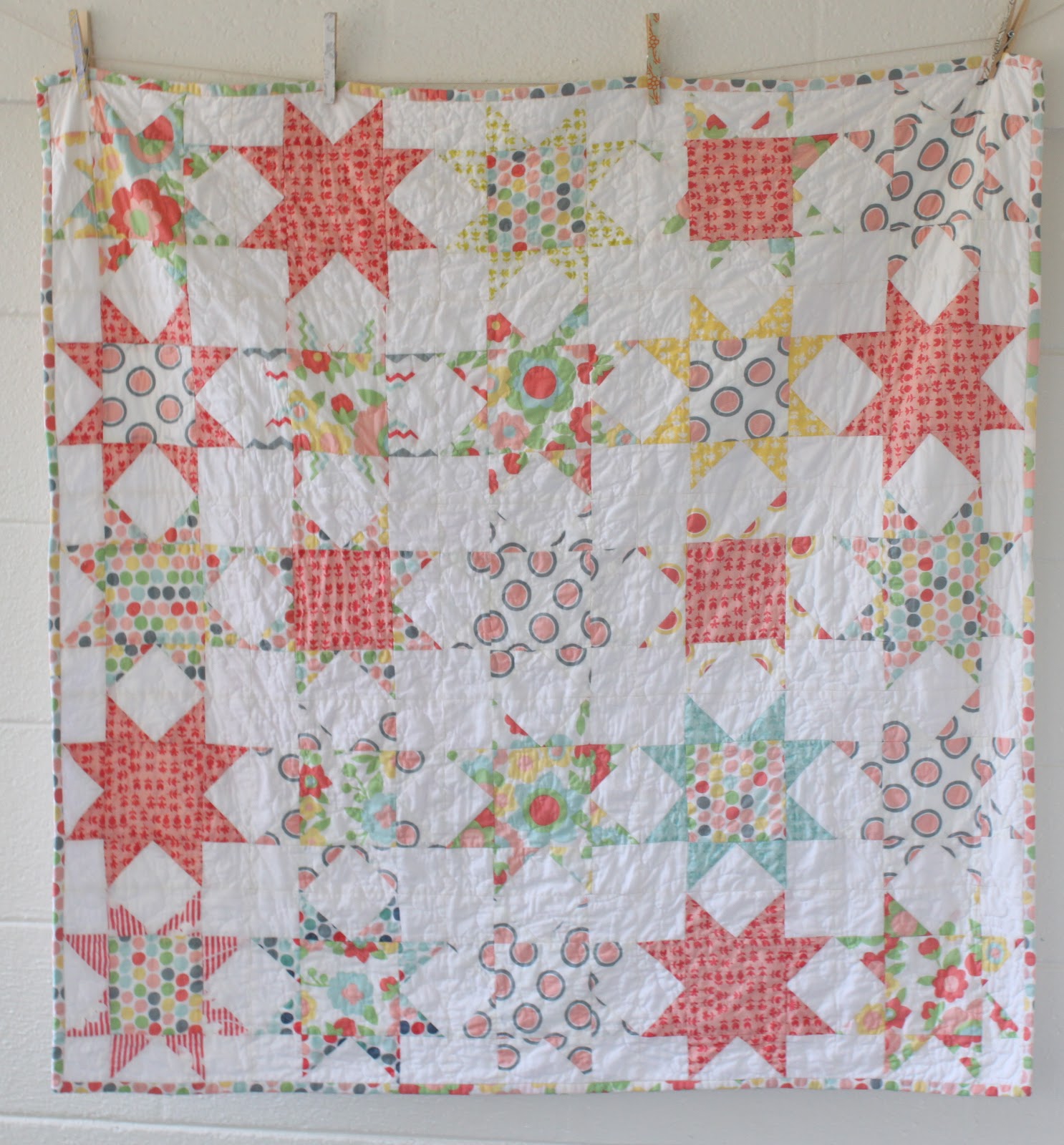 Ainsley Star Quilt Finished Melanie Ham