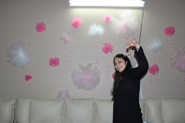 diy decor with tulle