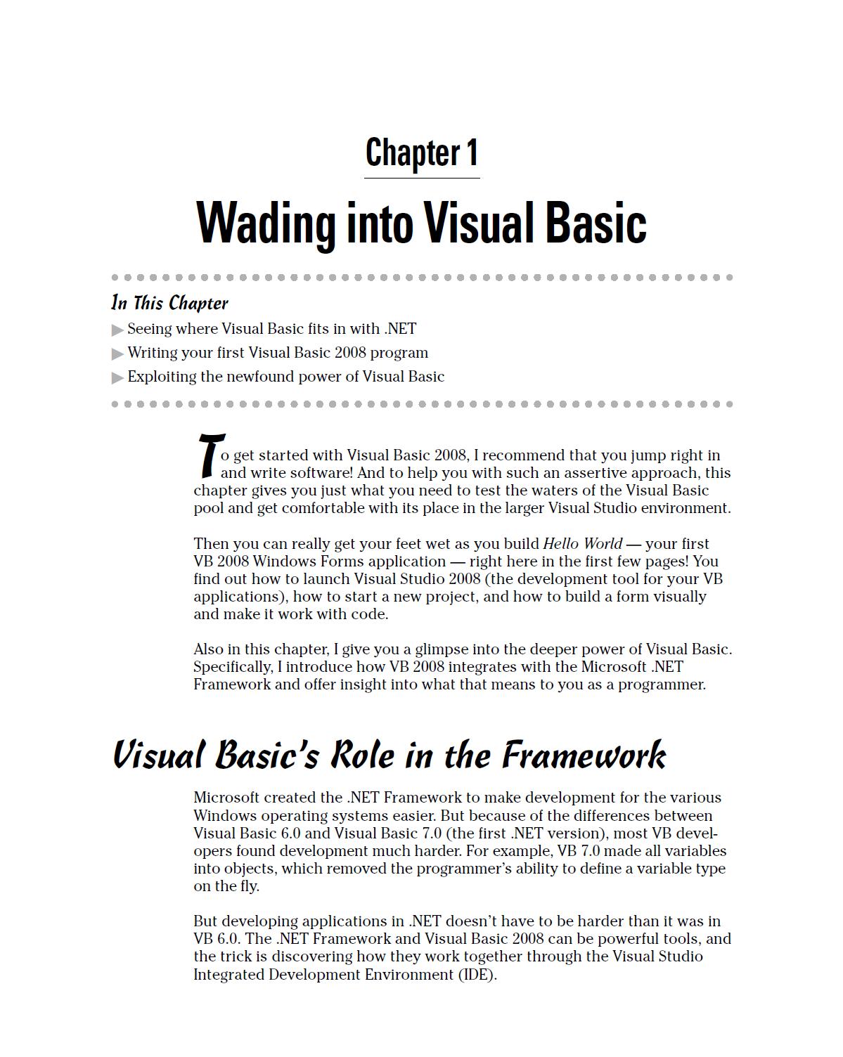 Visual Basic 2008 Book Pdf Free