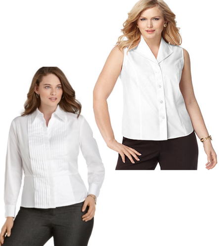 blusas blancas para damas