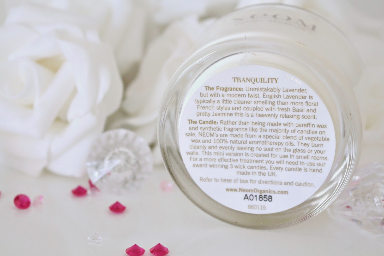 NEOM Tranquillity & Inspiration Candles Sophia Meola A Beauty
