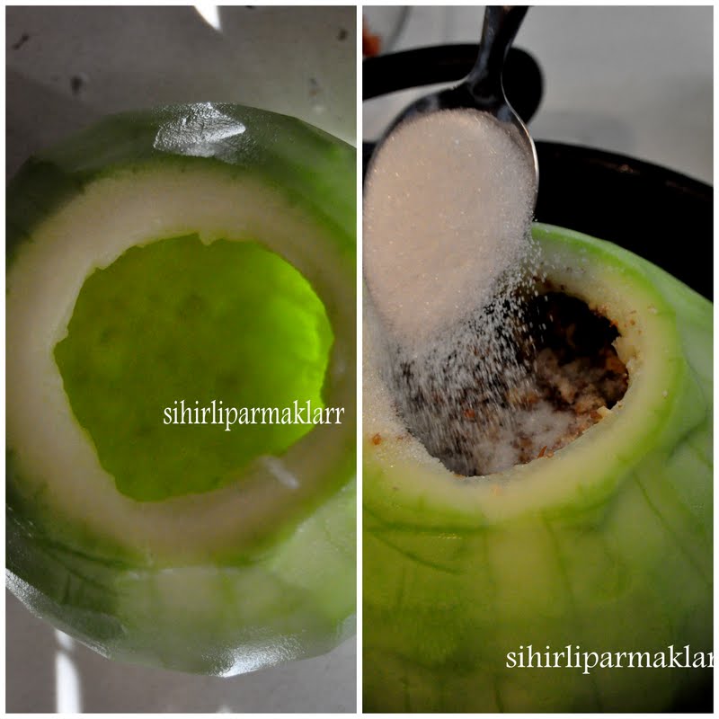 Et kabağı dolması Sihirli Parmaklar