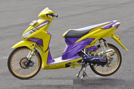 Motor Honda Vario Techno Eye Catching Modif | Modifikasi Honda | CB150R