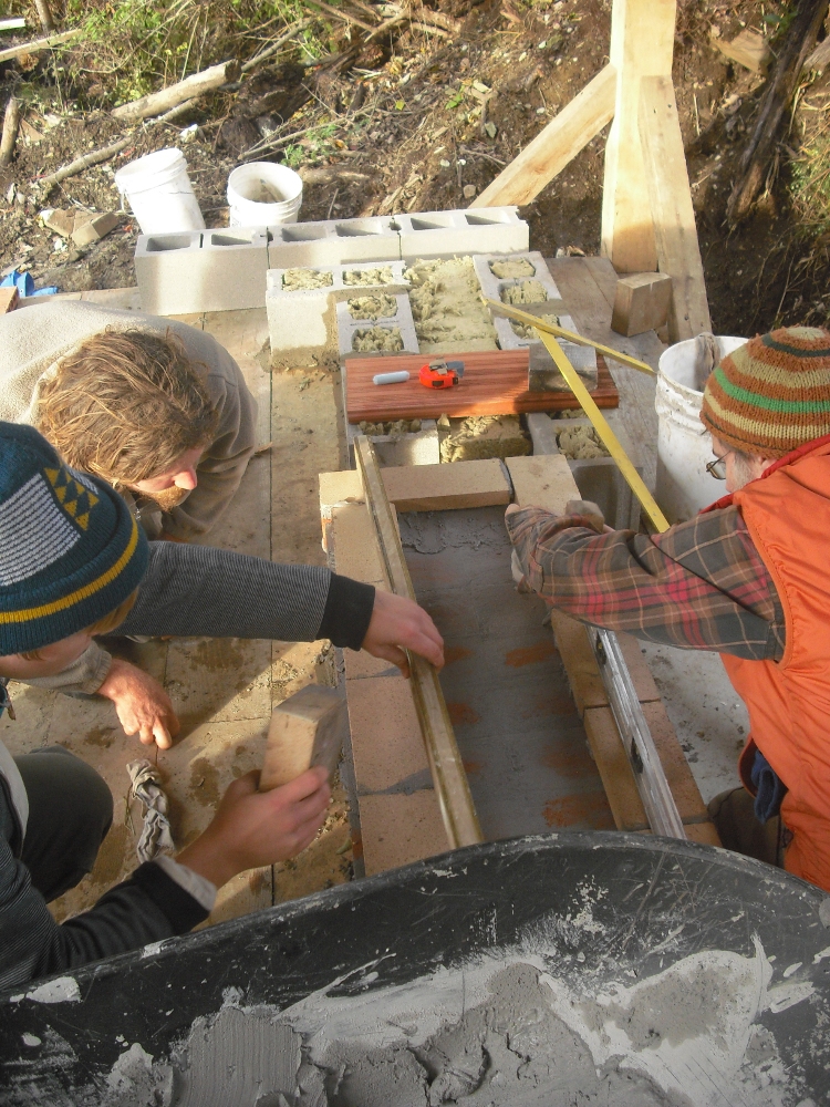 Ben's Natural Building Rocket Mass Heater Design/Build Earth