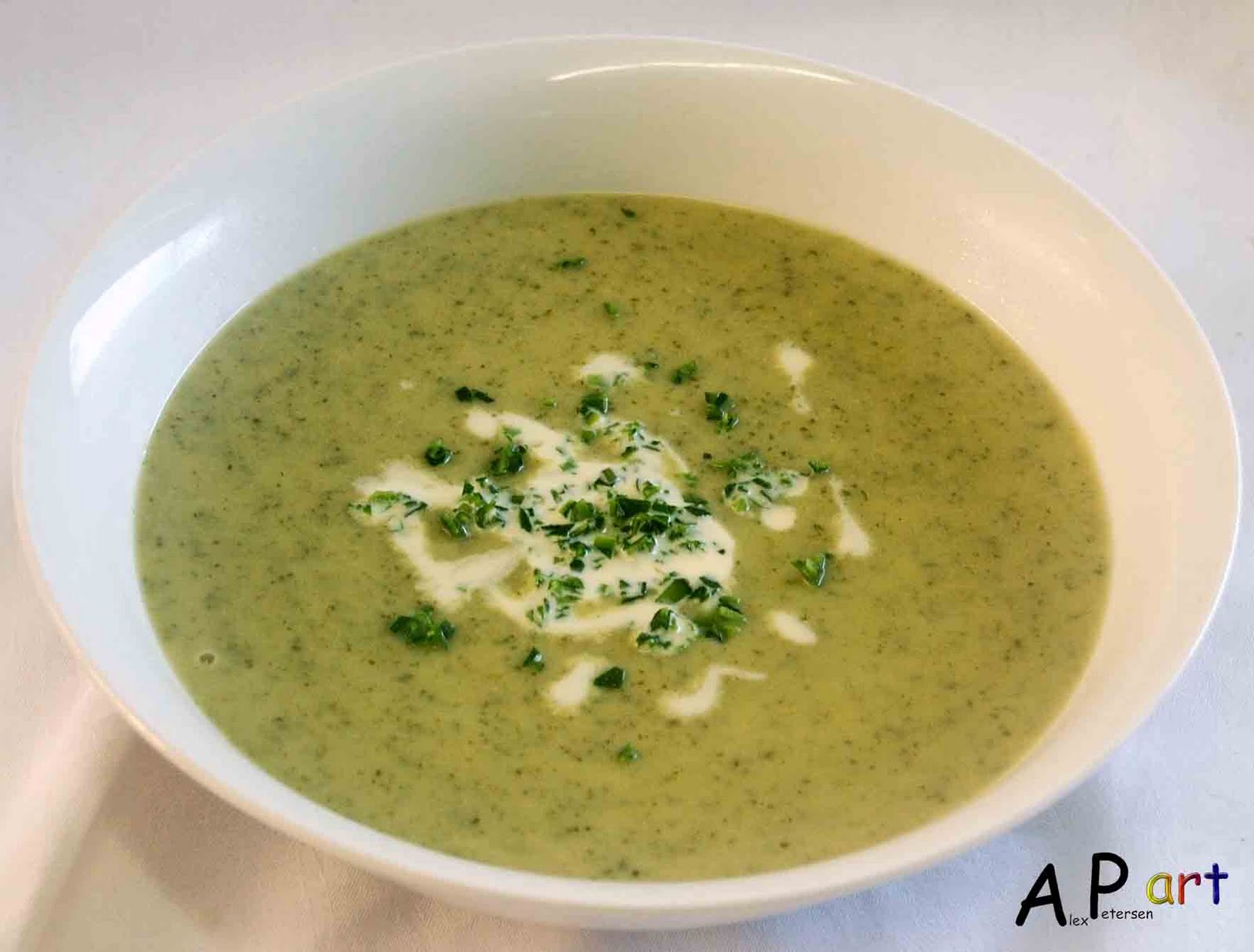 Featuring Alison Massina's Cream of Zucchini Soup