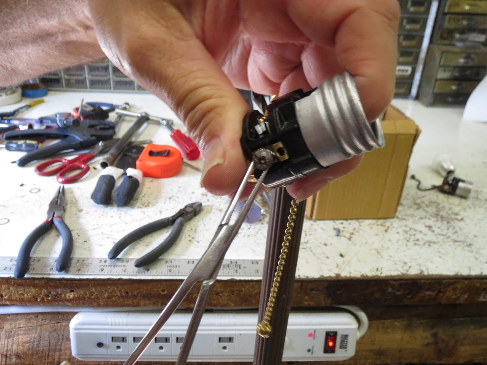 Lamp Parts and Repair Lamp Doctor Single Bulb Floor Lamp Replace Socket and Cord