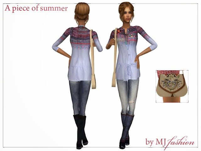 sims -  The Sims 2. Женская одежда: повседневная. Часть 3. - Страница 37 PofSW011