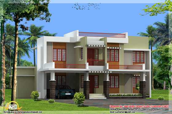 2700 square feet Kerala home design