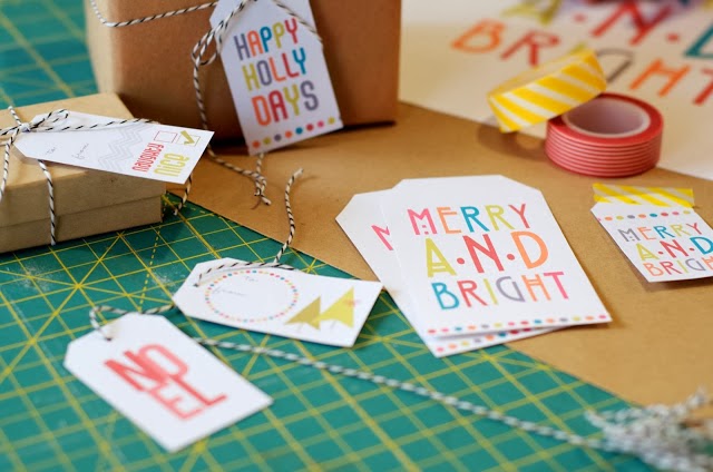 Tags christmas printable gift bright fun merry roundup wednesday clifford turquoise hendrick nina Put A Bird On It: Wednesday Roundup Christmas Gift Tags