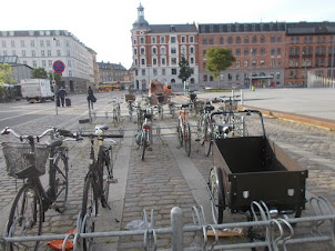 "CYCLE PARKING LOT" in Copenhagen.