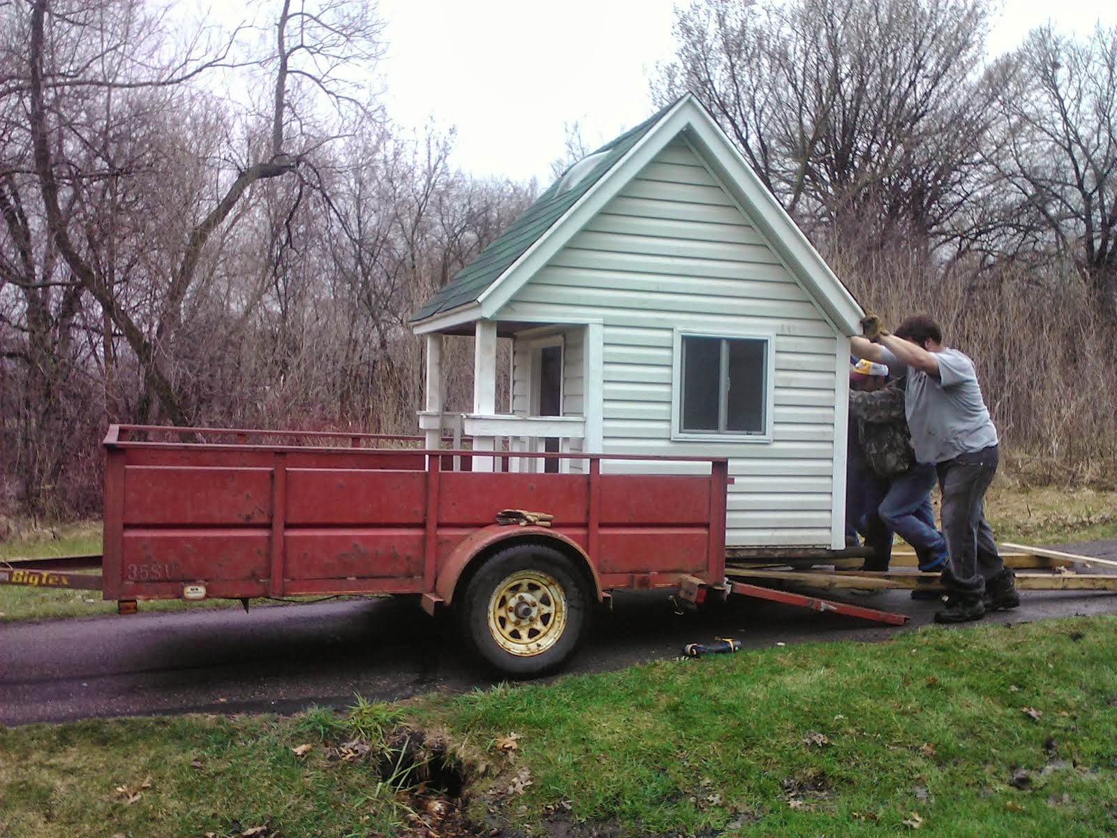 playhouse for my grandkids and foster kids being moved