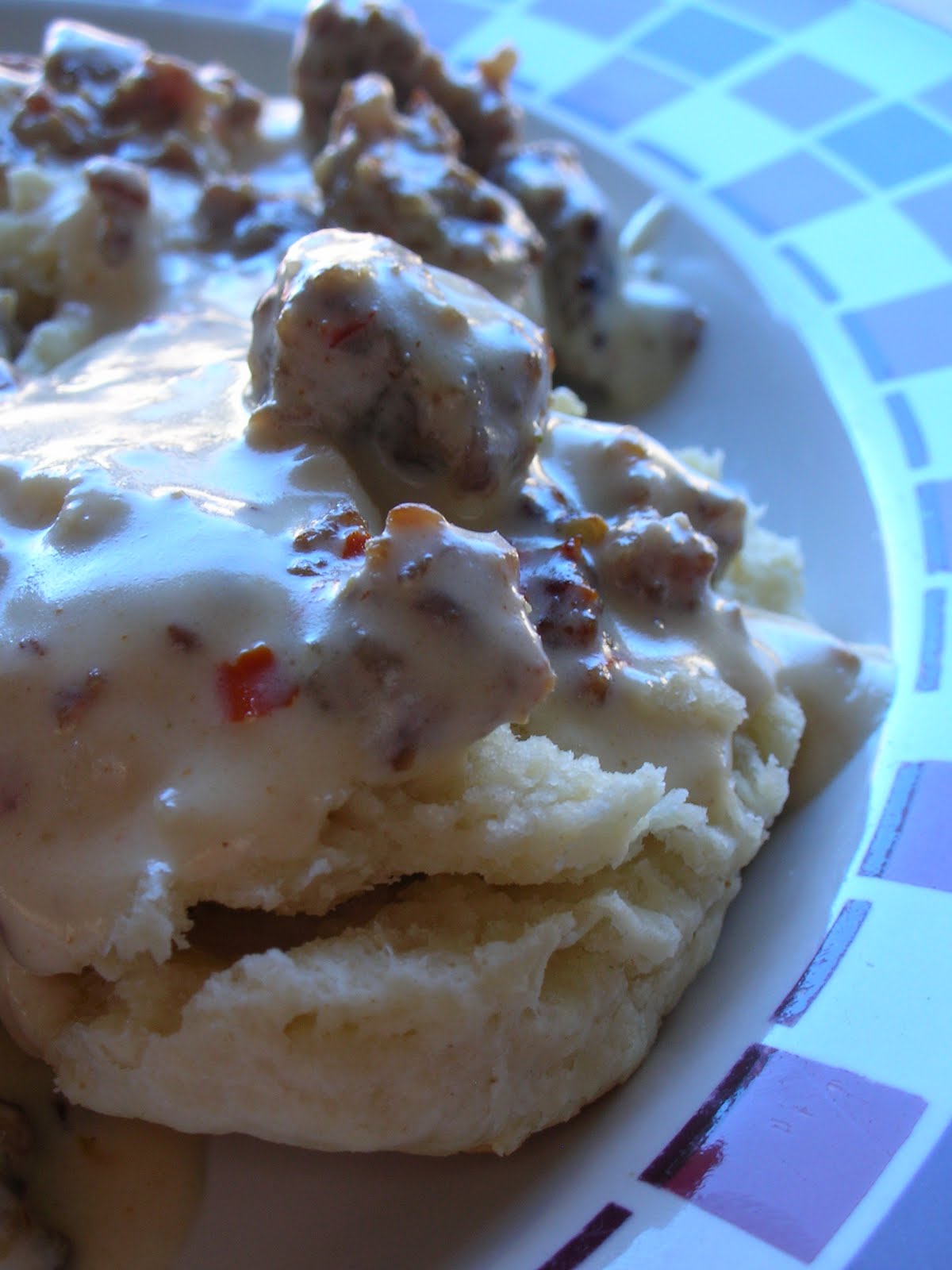 Basil Biscuits and Gravy