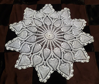 large tatted doily