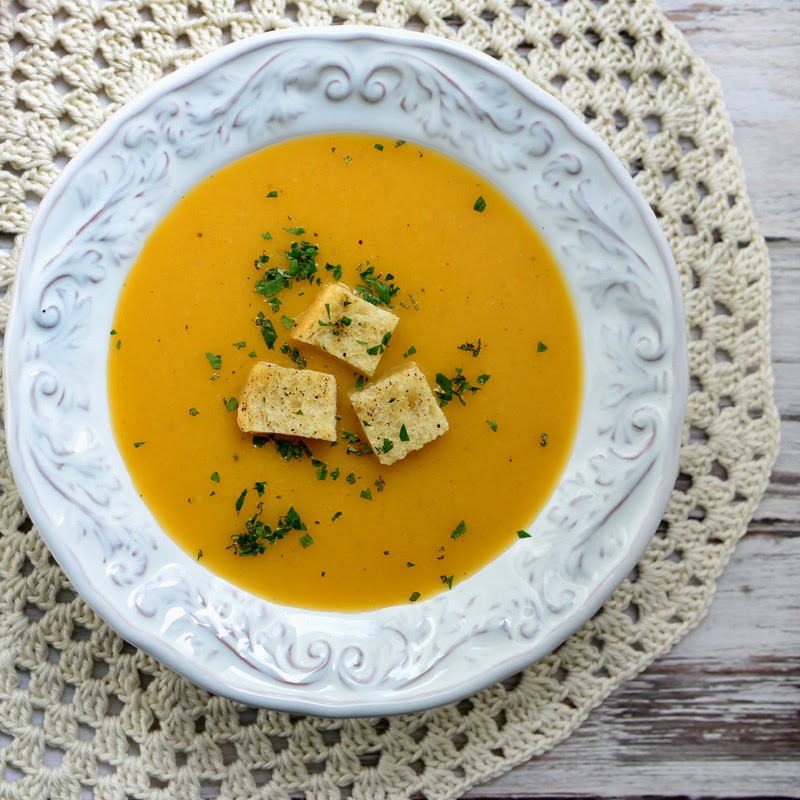 Savoring Time in the Kitchen Butternut Squash, Apple, and Leek Soup