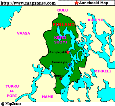 Äänekosken Kartta Kaupunki