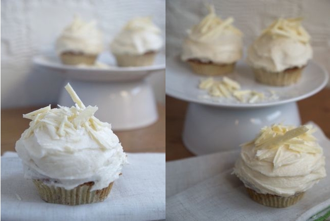 White Chocolate and Sumac Cupcakes via Randomly Happy