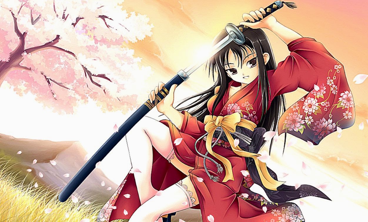 Anime Girl With Sword Full HD Wallpaper Anime Anime Girl With Sword Full HD Wallpaper Anime