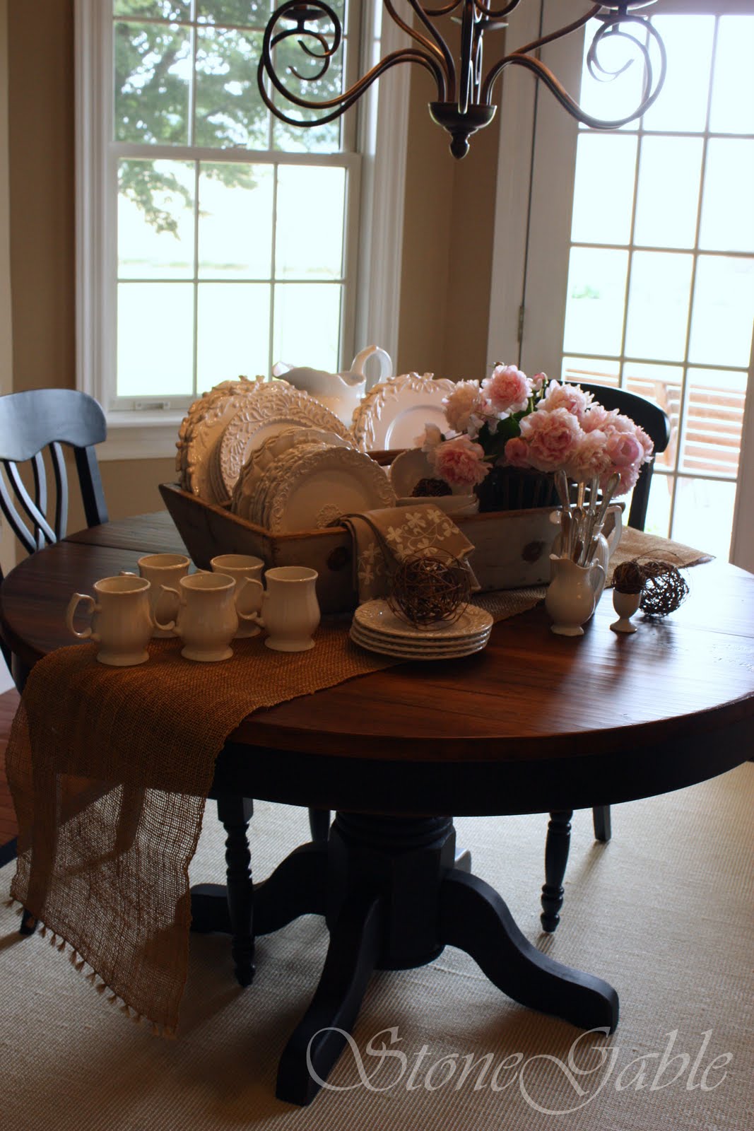 Farm Table Buffet Stonegable