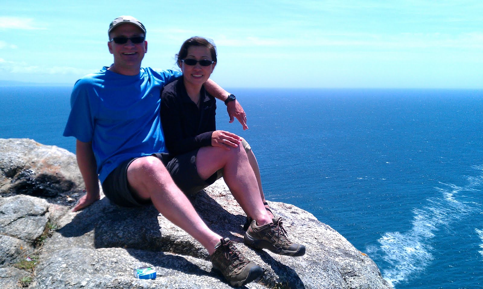 Will and Julie at Finisterre, Spain
