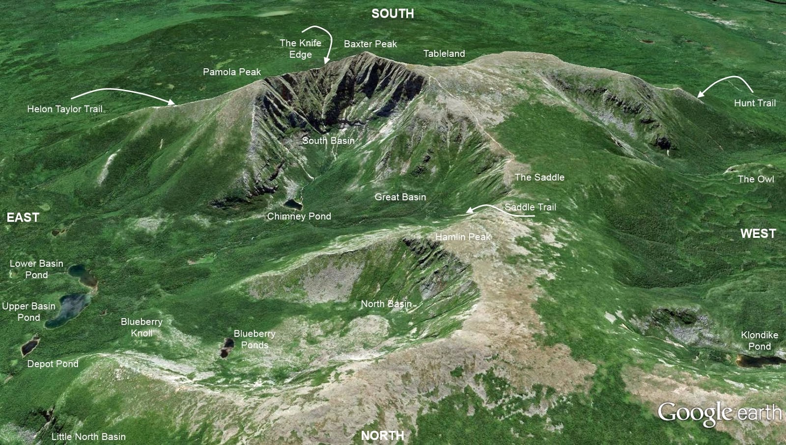 Physical Geology of Mount Katahdin "The Greatest Mountain"