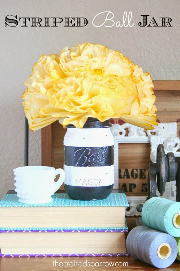 Allred Design Blog: Inspired by Pinterest: Painted Mason Jars
