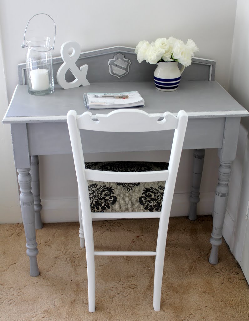 Lilyfield Life Paris Grey Desk And Chair Makeover And Mother S Day
