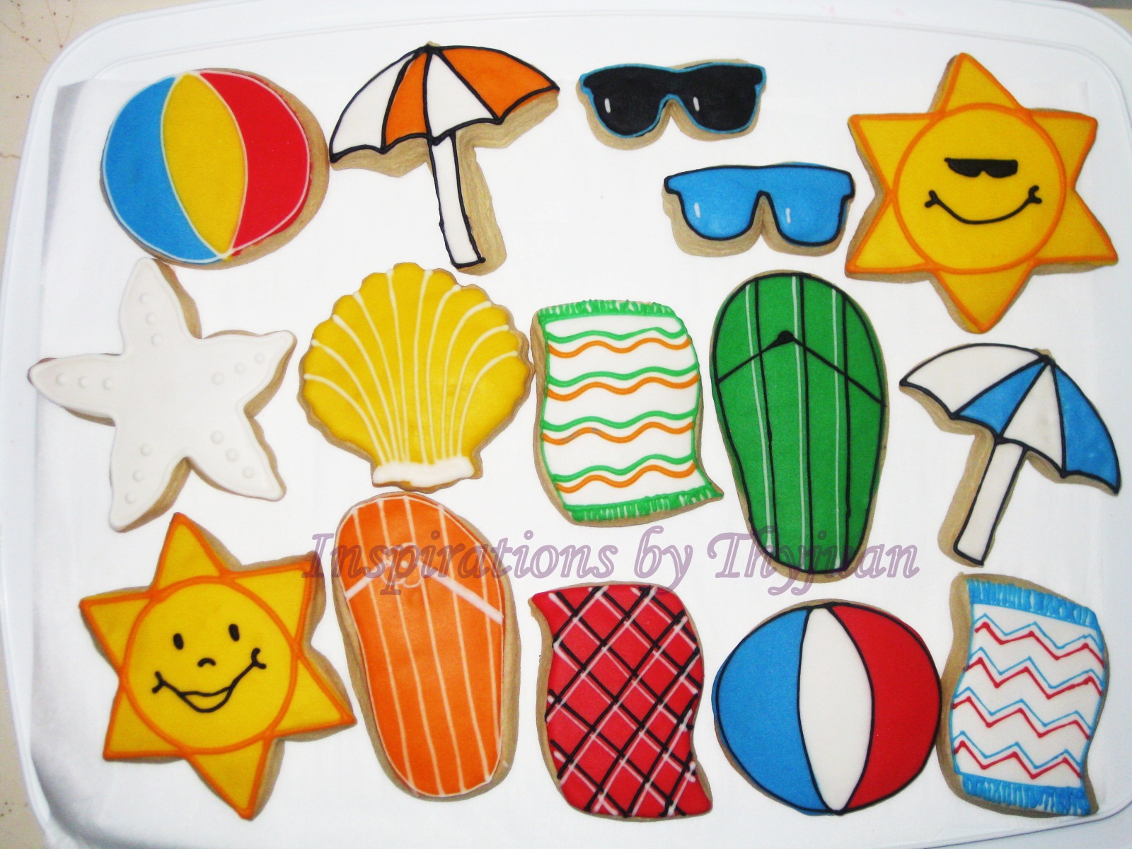 cartoon pool party