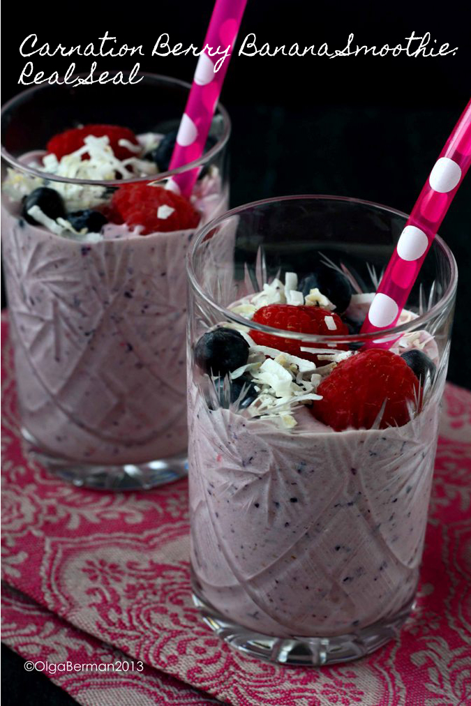 Mango & Tomato Carnation Berry Banana Smoothie Real Seal