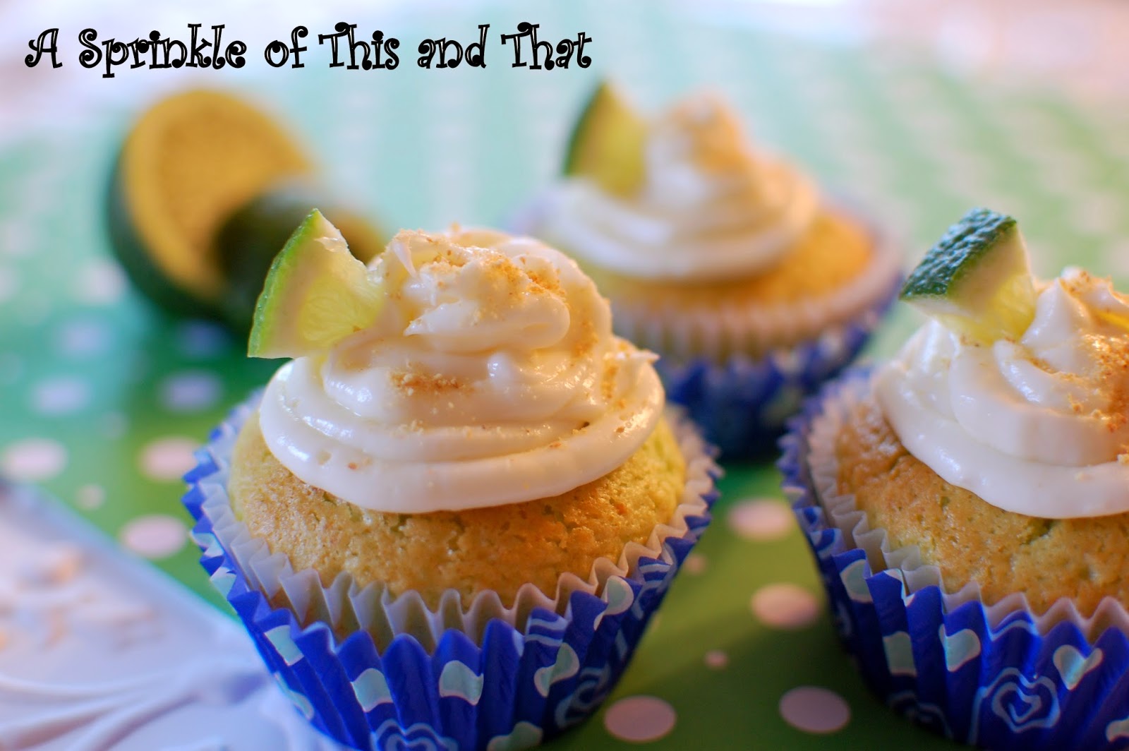 A Sprinkle of This and That Key Lime Cupcakes