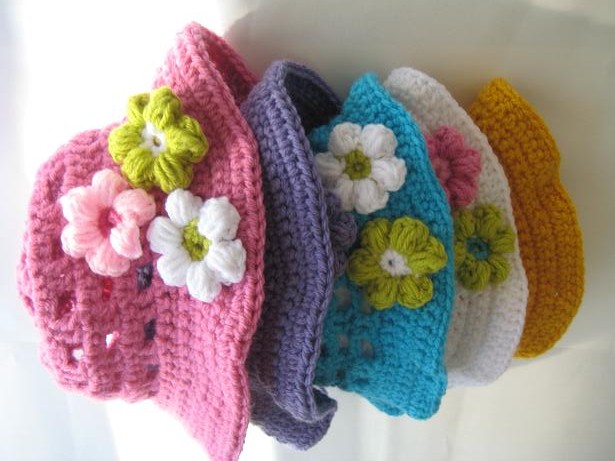 Crochet Dreamz: Crochet Sun Hat Pattern for Girls, Newborn ...
