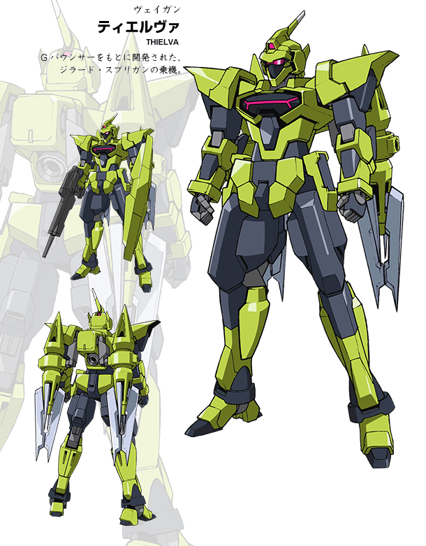 GUNDAM GUY: Gundam AGE 3rd Generation - Mobile Suits & Characters