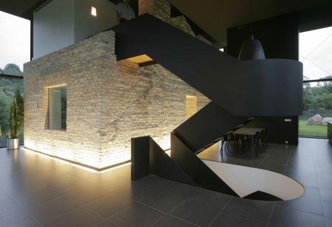 Modern Staircase Design Eye Catcher In The Living Area My