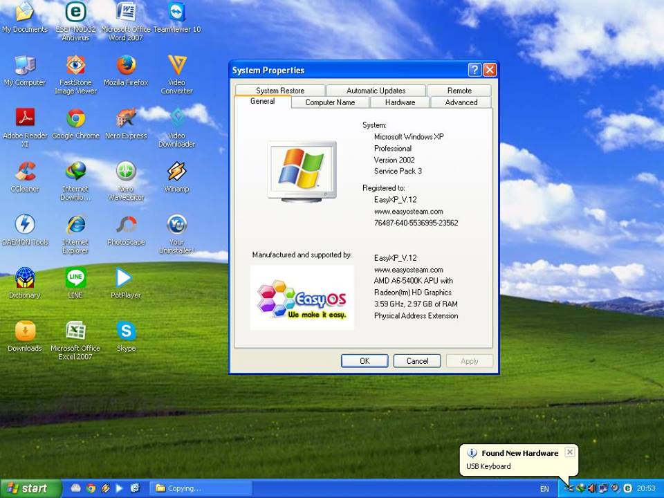 Ghost Windows XP SP3 V 5 All Mainboard Auto Drivers
