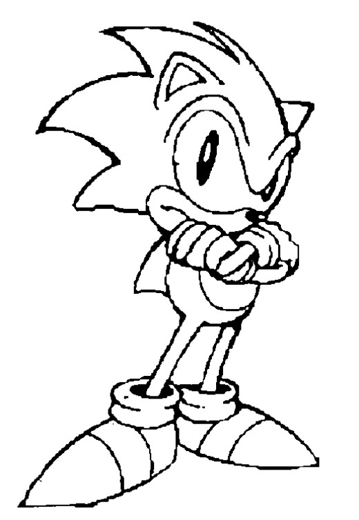 Fun Coloring Pages: Sonic the Hedgehog Coloring Pages