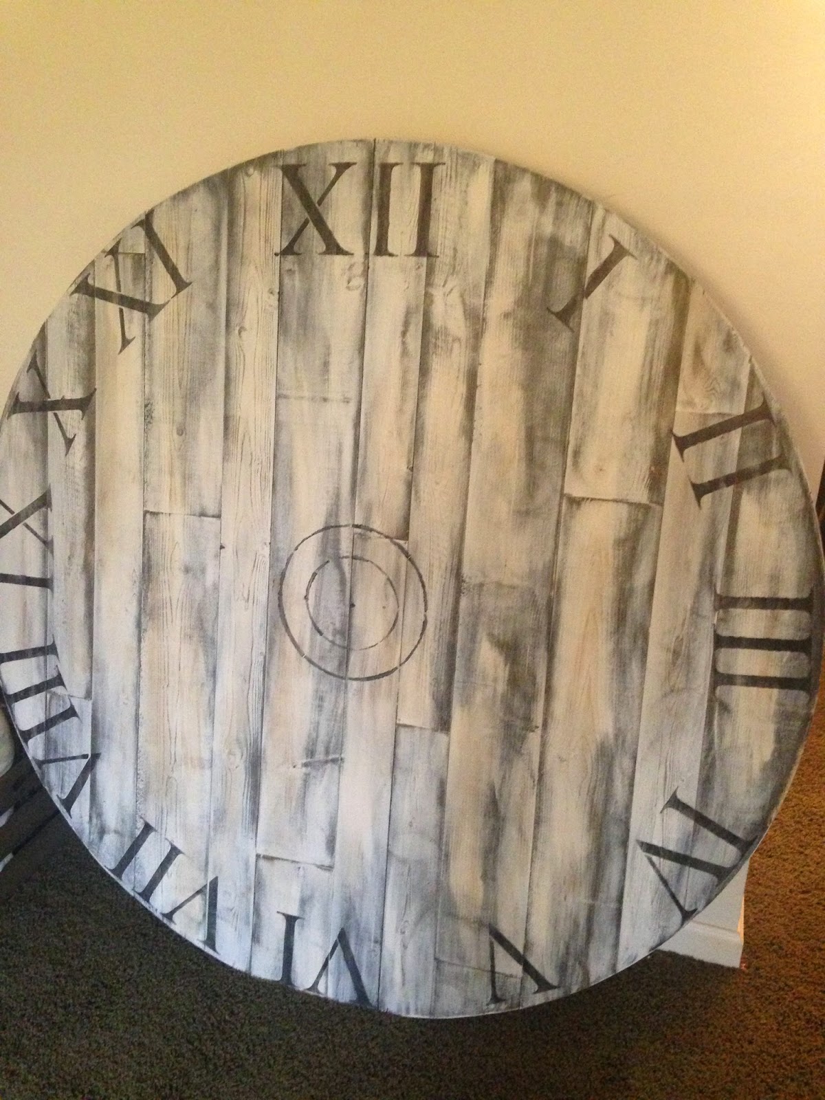 Creative Instincts DIY Huge Wall Mount Clock