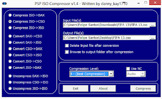 Como comprimir juegos psp Psp+Iso+Compressor3