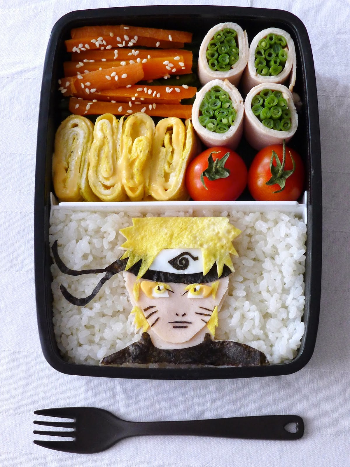 Bento charaben Naruto (tuto) Recettes pour mon bentô
