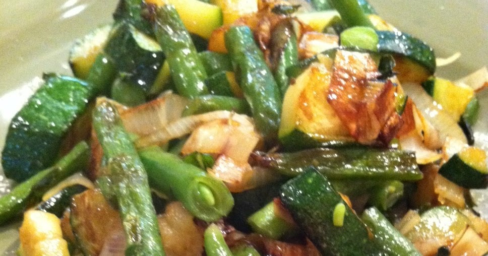 Irreplaceable is being different Grilled Zucchini and Green Beans with