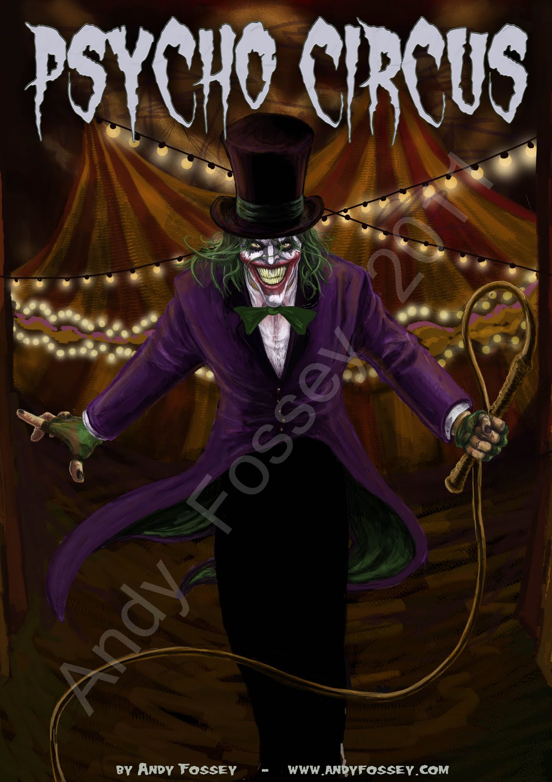 Andy Fossey Animation Blog Psycho Circus Poster