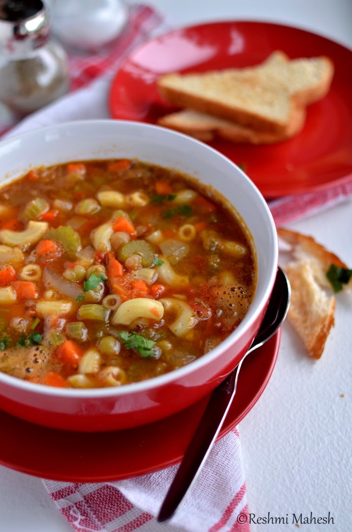 Easy Cook Pasta Peas Soup