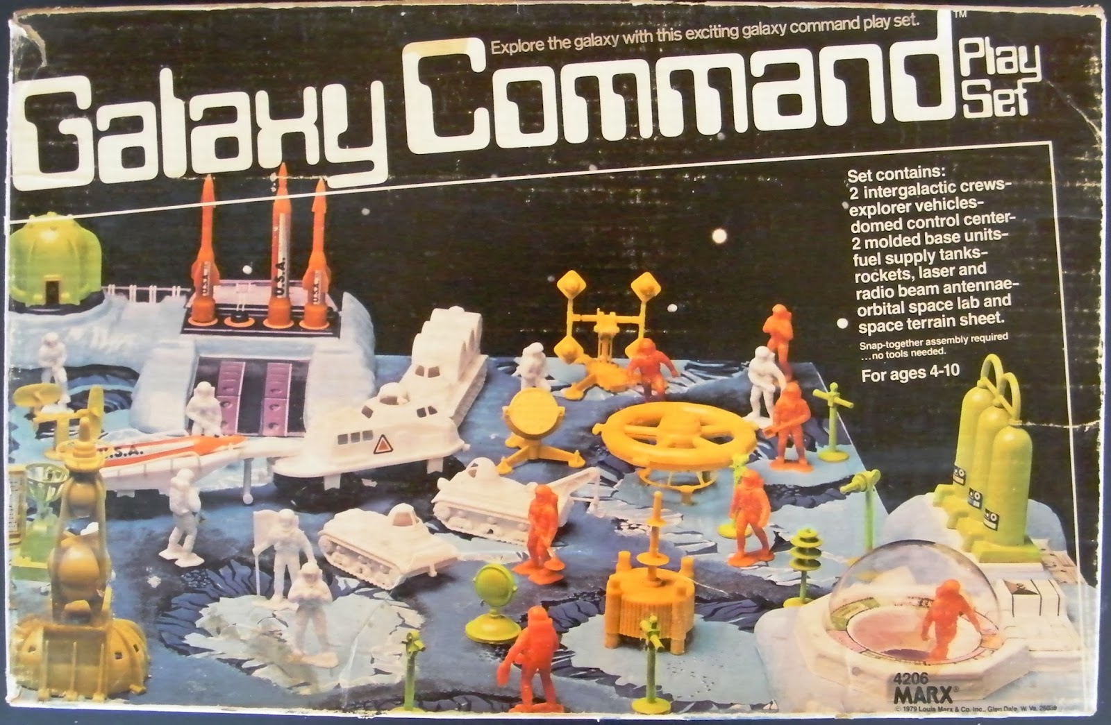Toys and Stuff Marx Galaxy Command Playset Pt 1